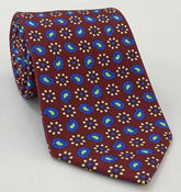Macclesfield Modern Madder Printed Silk Tie MMPT-6